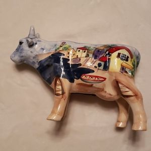 Handpainted Austrian Bull piggy bank